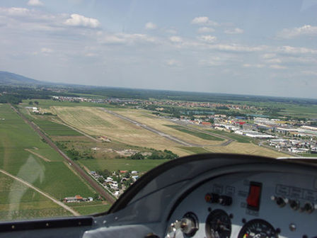 Landing at Colmar